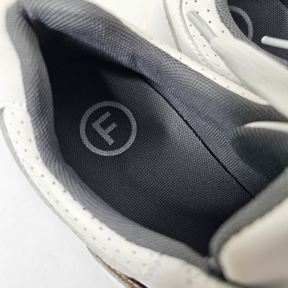 French Connection Petta Lace up Fashion Sneaker White Brown Gray Size 8 - Picture 11 of 12